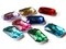 10 27mm Mixed Color Rectangle Jewel Rivoli Back Cabochons - Plastic Rhinestone Gems bK3